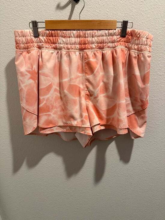 CALIA Pants - CALIA Women's Step Up Shorts 3" Inseam Aquatic Coral Peach Running Shorts Size X